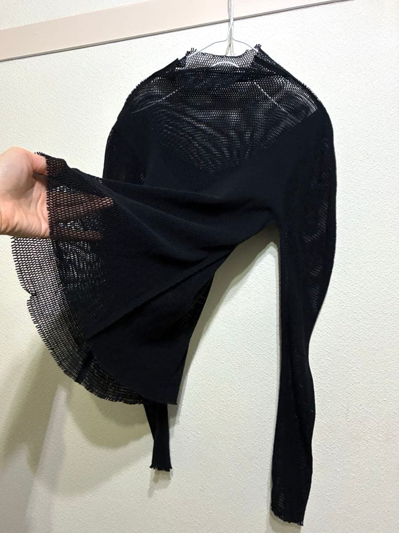 ISSEY MIYAKE A-POC メッシュハイネックカットソー 2 黒