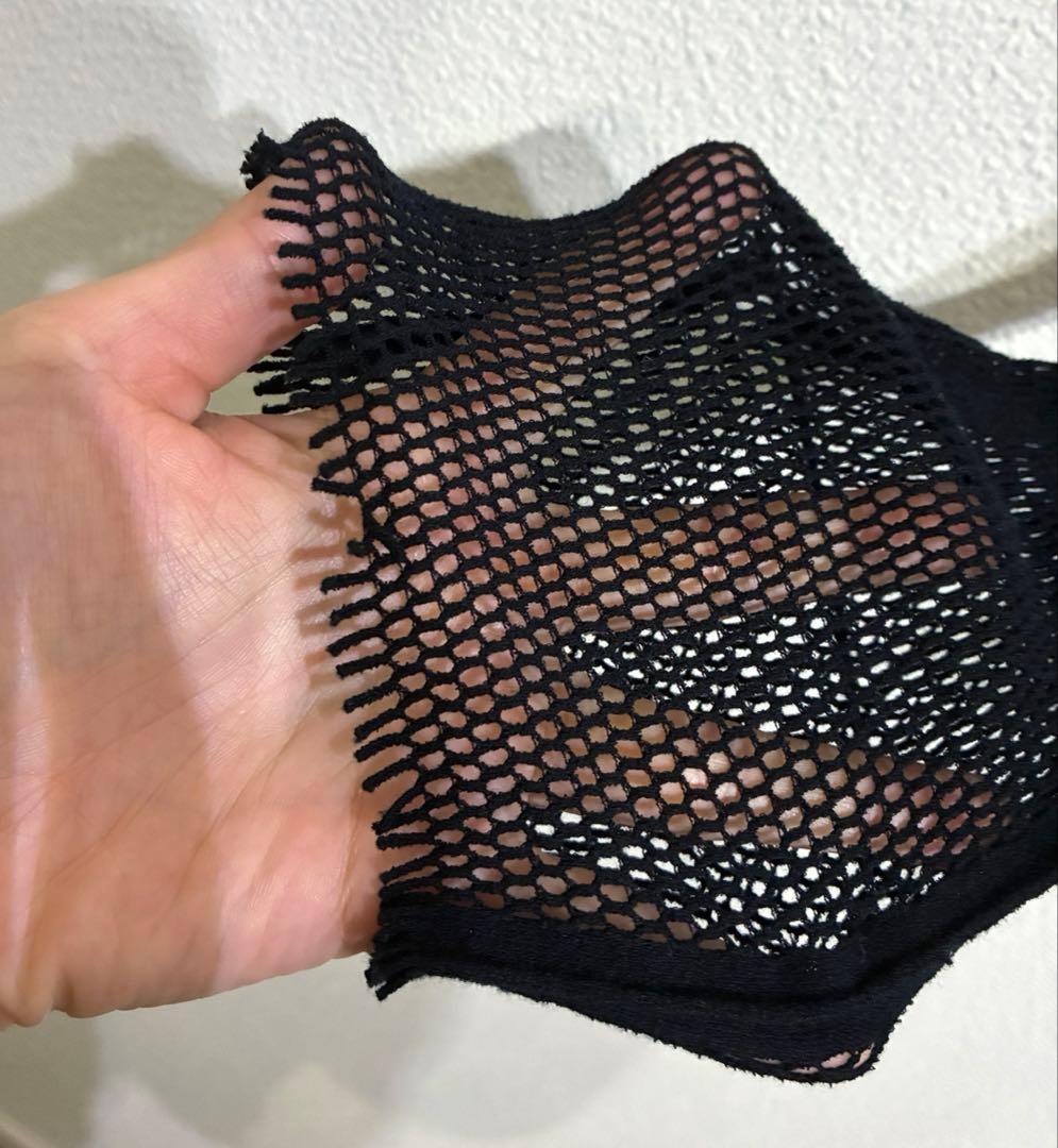 ISSEY MIYAKE A-POC メッシュハイネックカットソー 2 黒