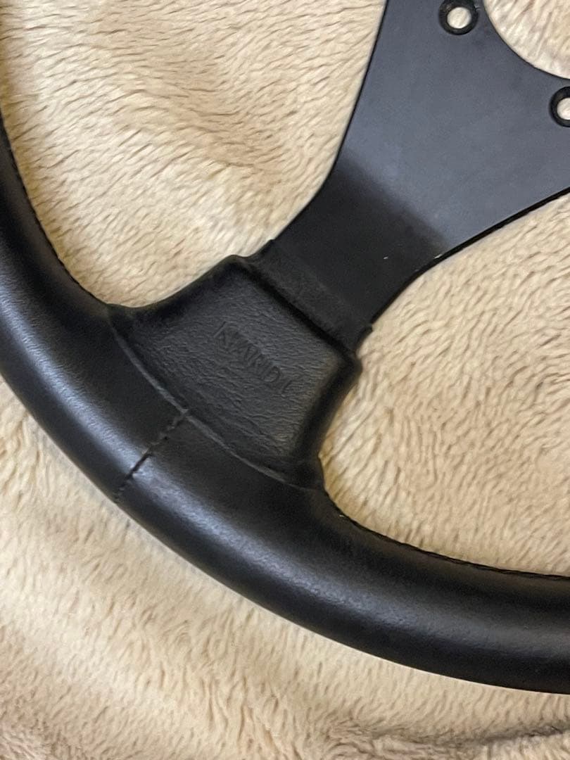 NARDI ブラック ステアリング 3本スポーク