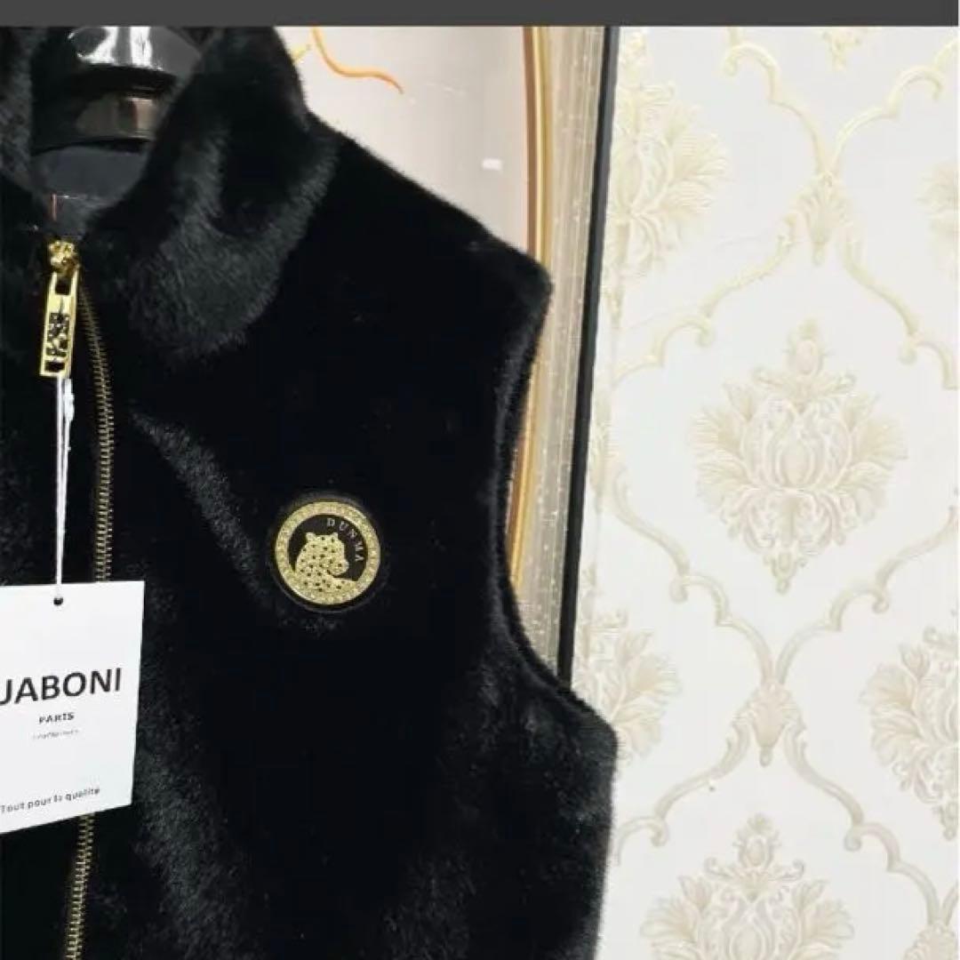 定価8万◆UABONI ミンク80%、カシミア20% 毛皮ベスト　L/48サイズ
