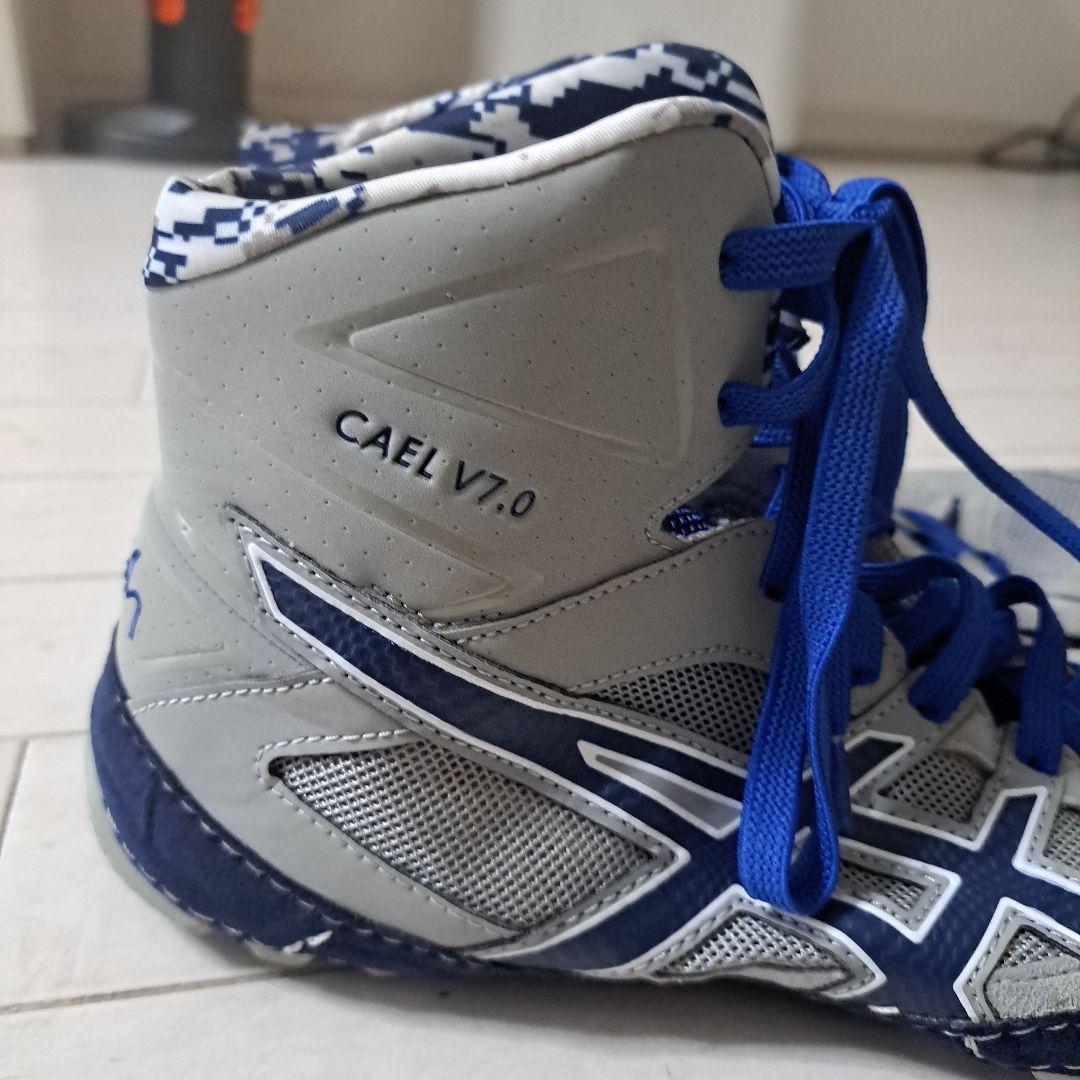 CAEL V7.0 レスリングシューズ。ボクシングシューズ グレー/ブルー