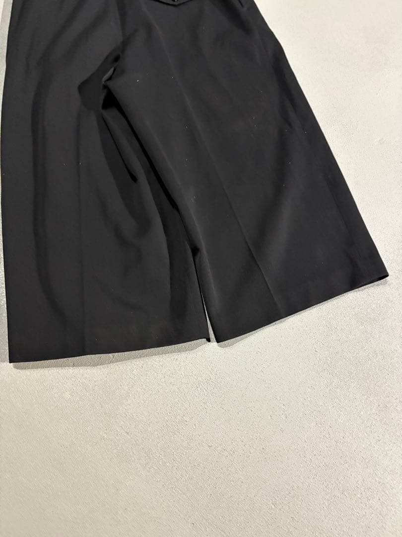 パンツ LOEWE super wide wool slacks black