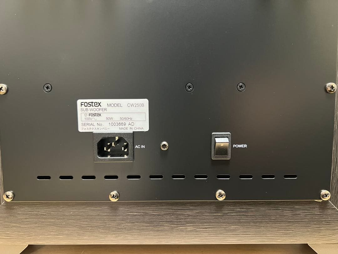 新品未使用　FOSTEX CW250B