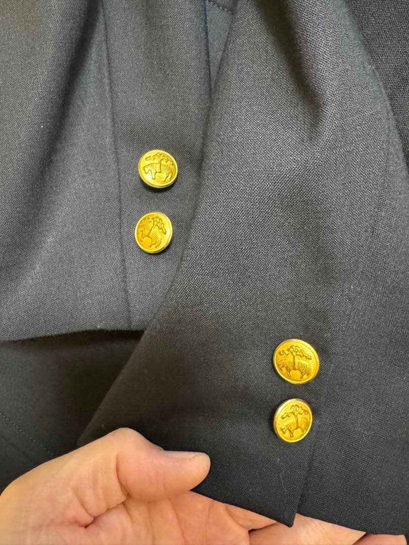 美品 ブルックスブラザーズ 金ボタン 紺ブレザー 紺ブレ 40REG