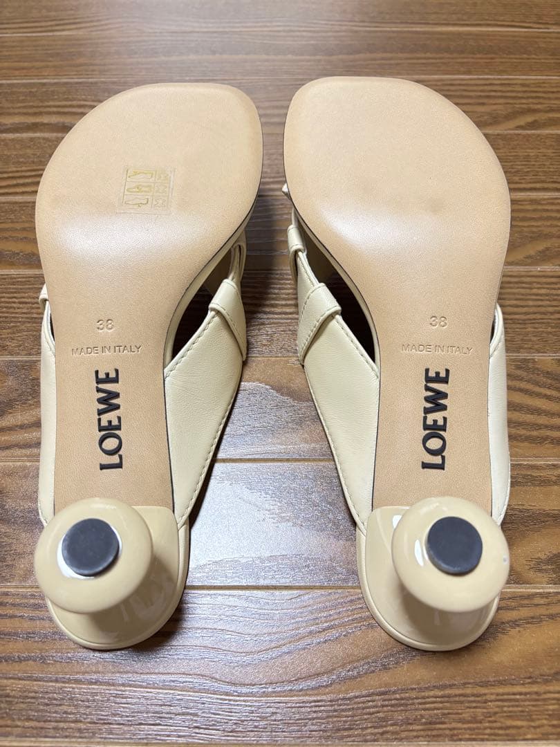 新品未使用品　LOEWE トイミュールサンダル 38