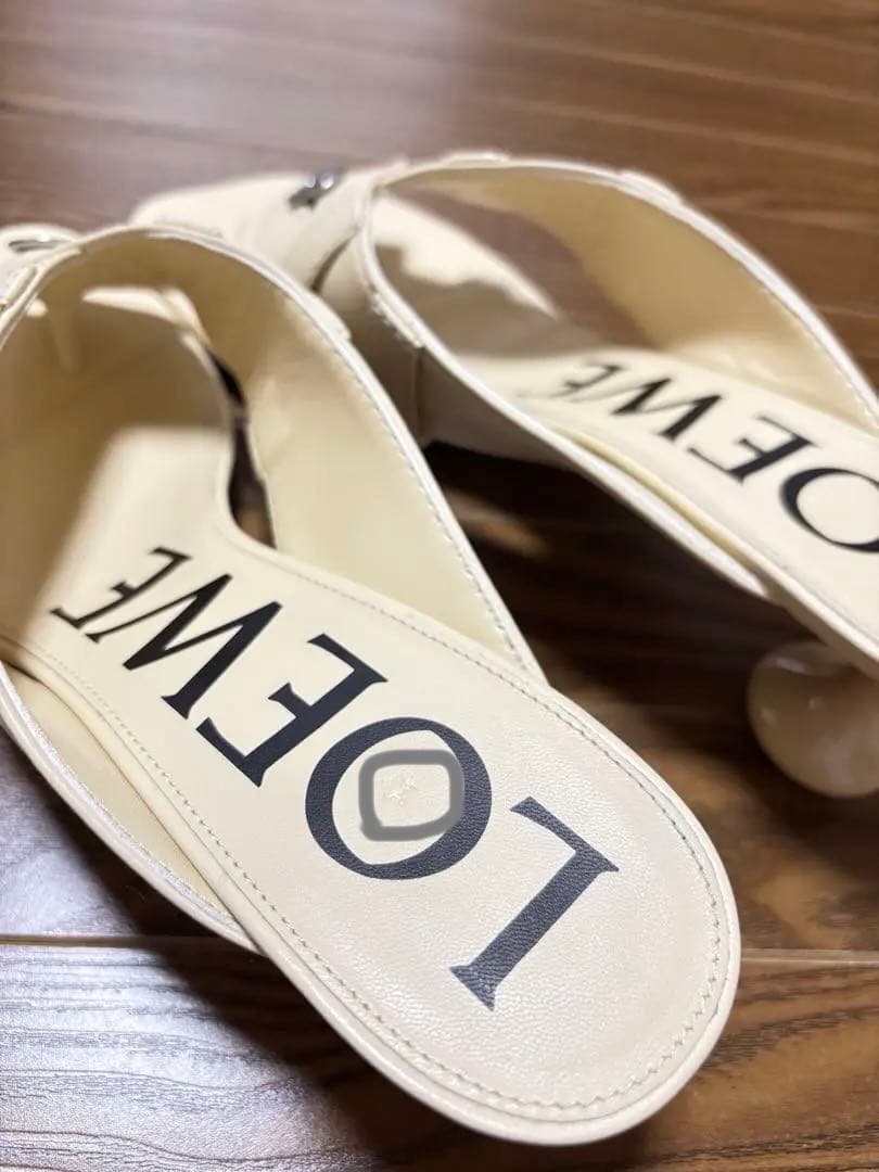 新品未使用品　LOEWE トイミュールサンダル 38