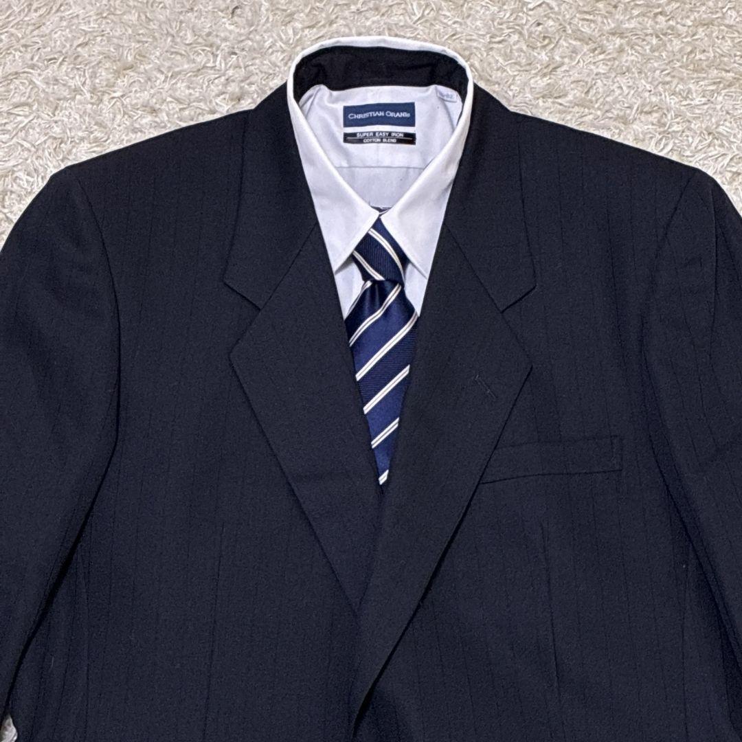 極美品✨Christian Dior セットアップ 高級スーツ上下 紺 ビジネス