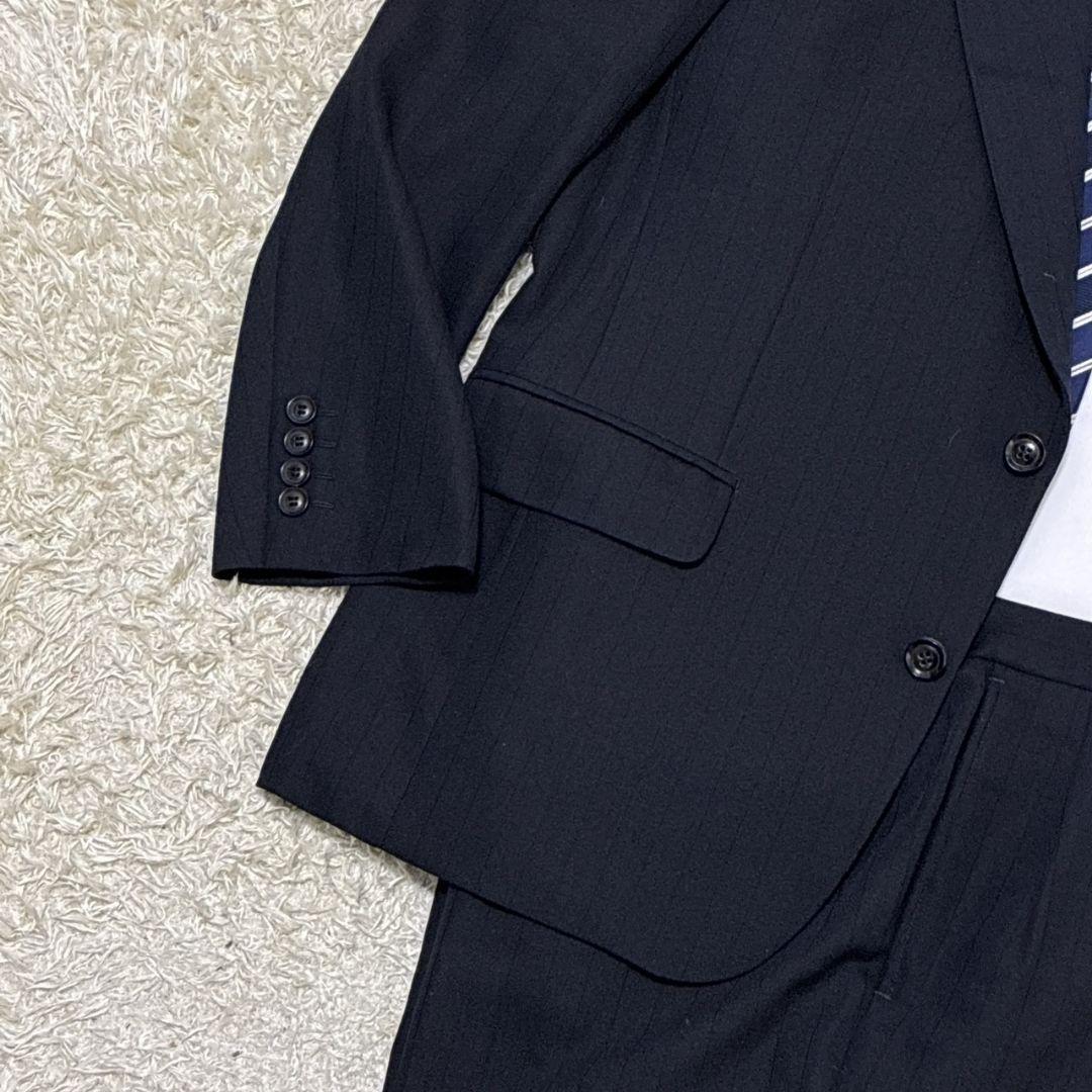極美品✨Christian Dior セットアップ 高級スーツ上下 紺 ビジネス