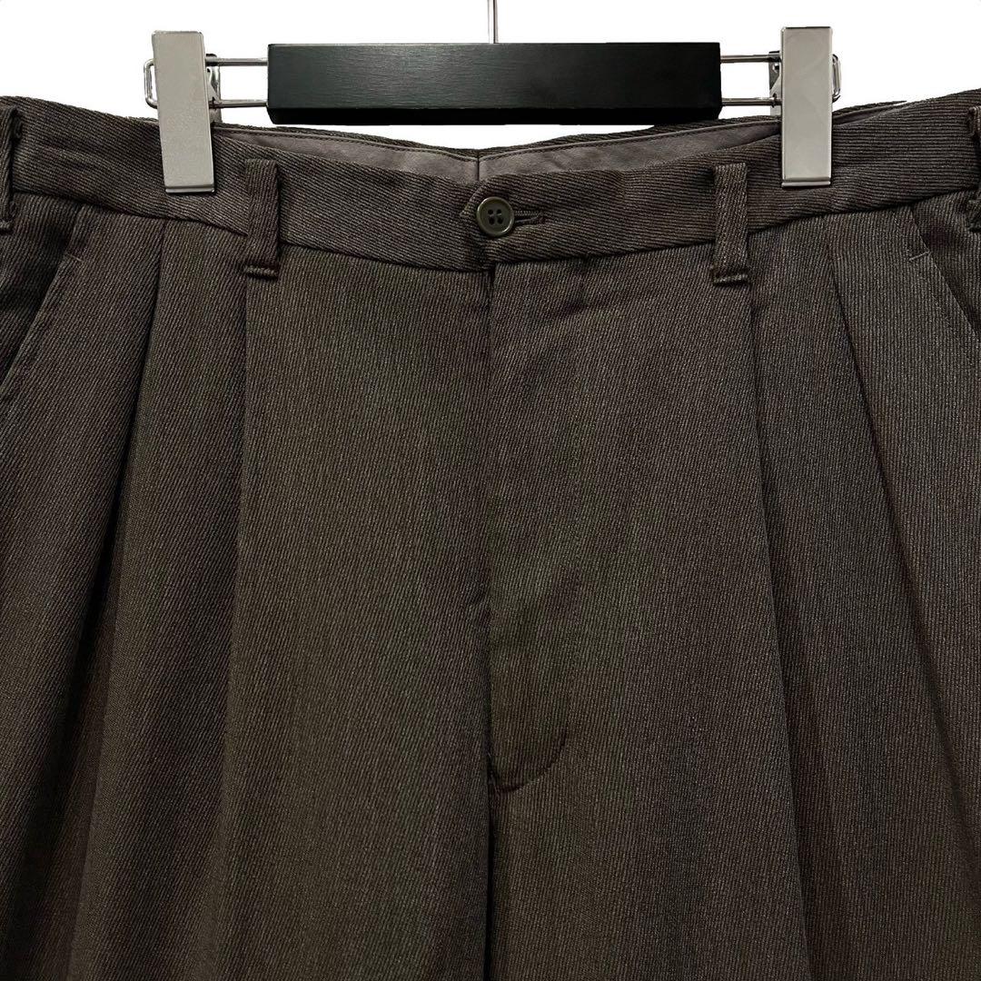 90s Christian DIOR 2タックウールスラックス 名作 HOMME