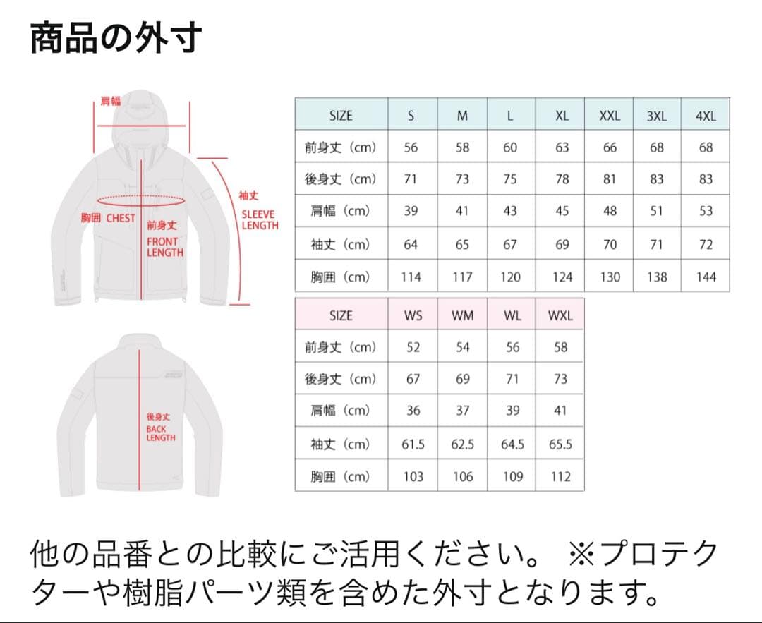 ありんこ RSタイチ レディースモトレックウインターパーカ 防水・防風