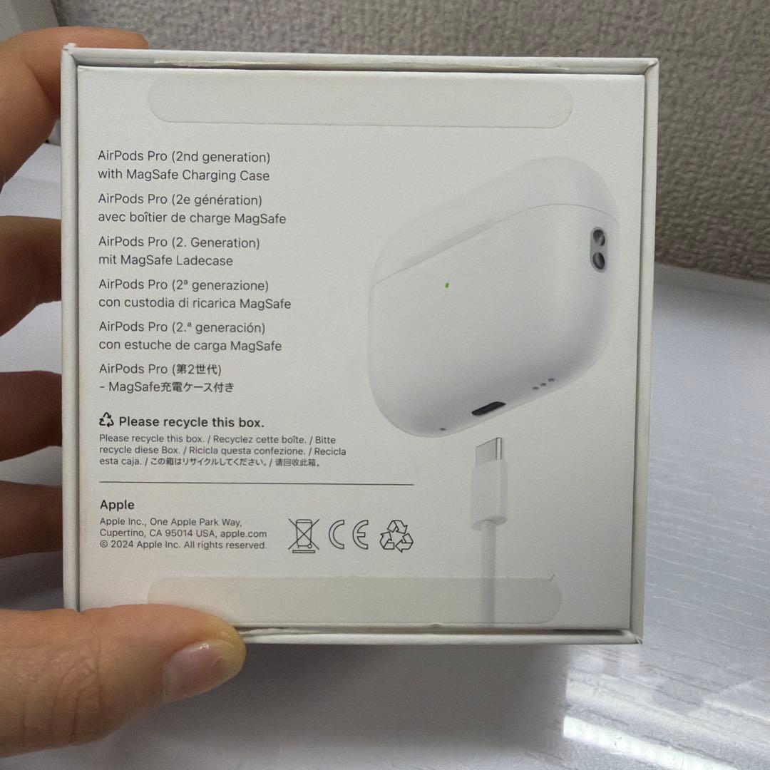 AirPods Pro 第二世代　本体 ストーンケース付き