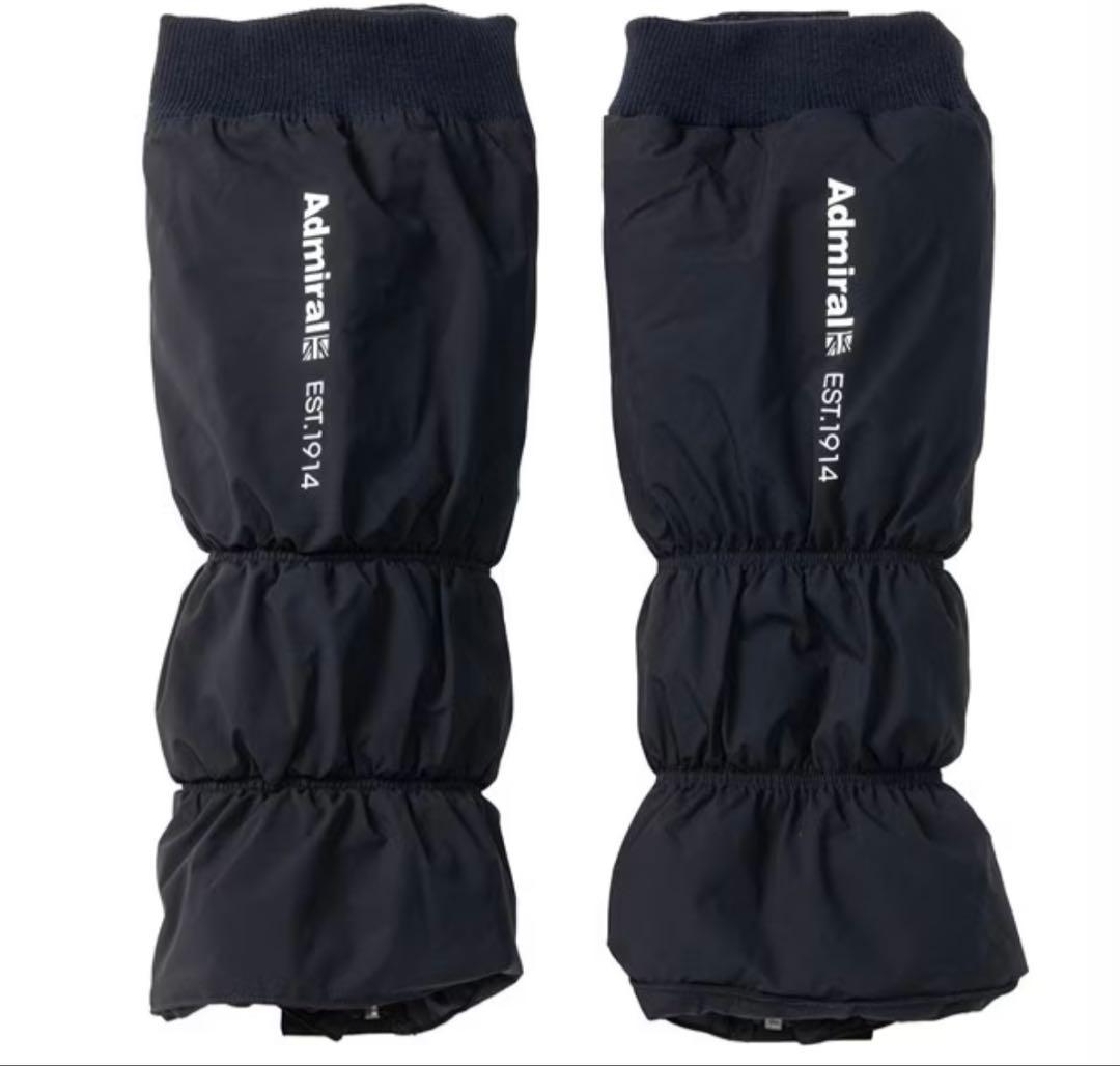 みぃ　！　新品　Admiral レッグウォーマー　中綿　ブラック