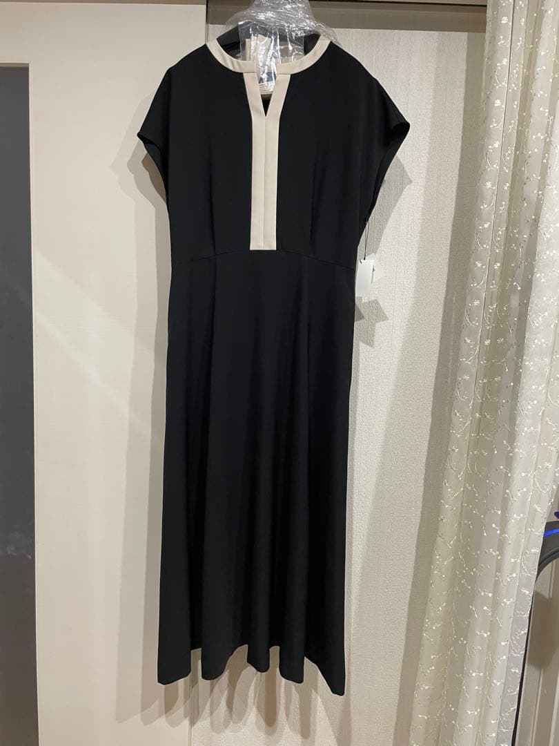 Fumi　新品⭐︎FENNEL フェンネル配色Aラインワンピース