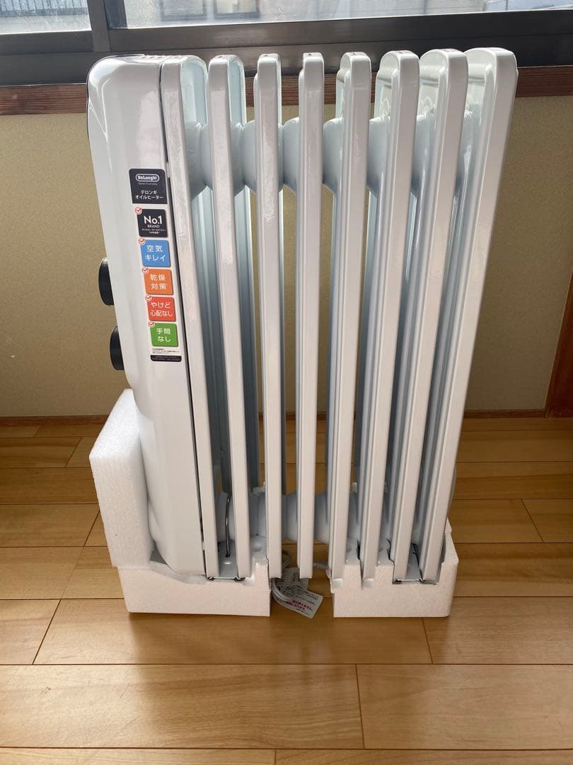 新品未使用！DeLonghi ゼロ風暖房 オイルヒーター ホワイト