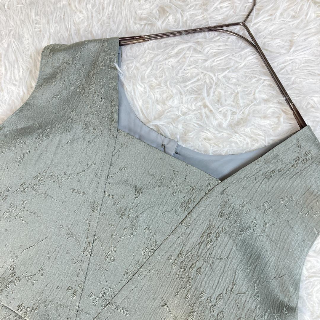 美品　ルイルエブティック　ジャカードタックフレアトップス＆テーパードパンツドレス