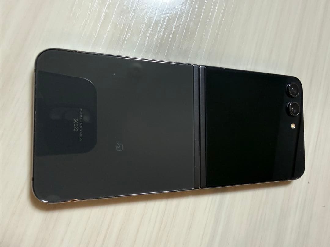 携帯電話本体 au scg23 galaxy z flip5 simfree 256