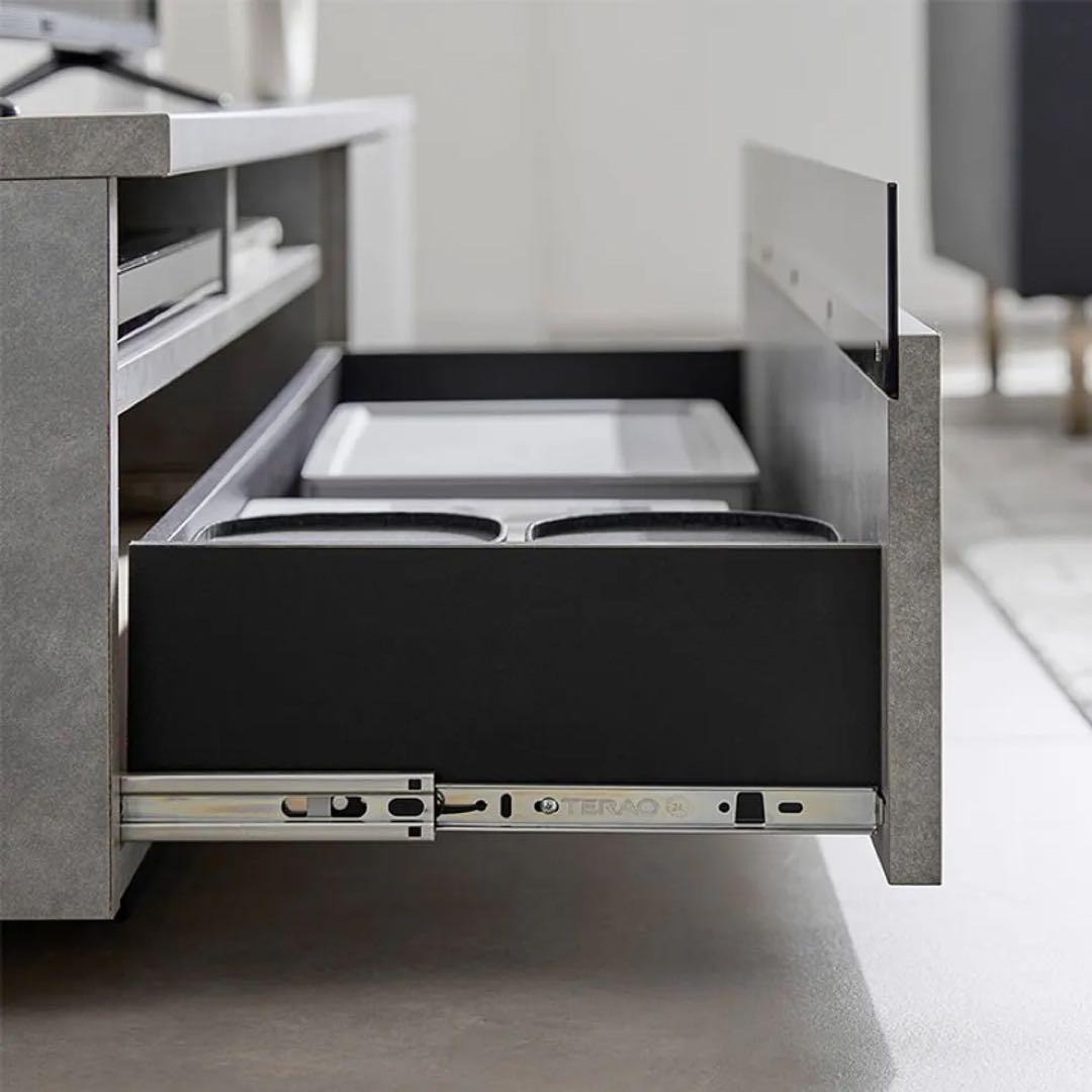 [幅180] ローテレビ台 日本製 50V型対応 完成品 木製 LOWYA