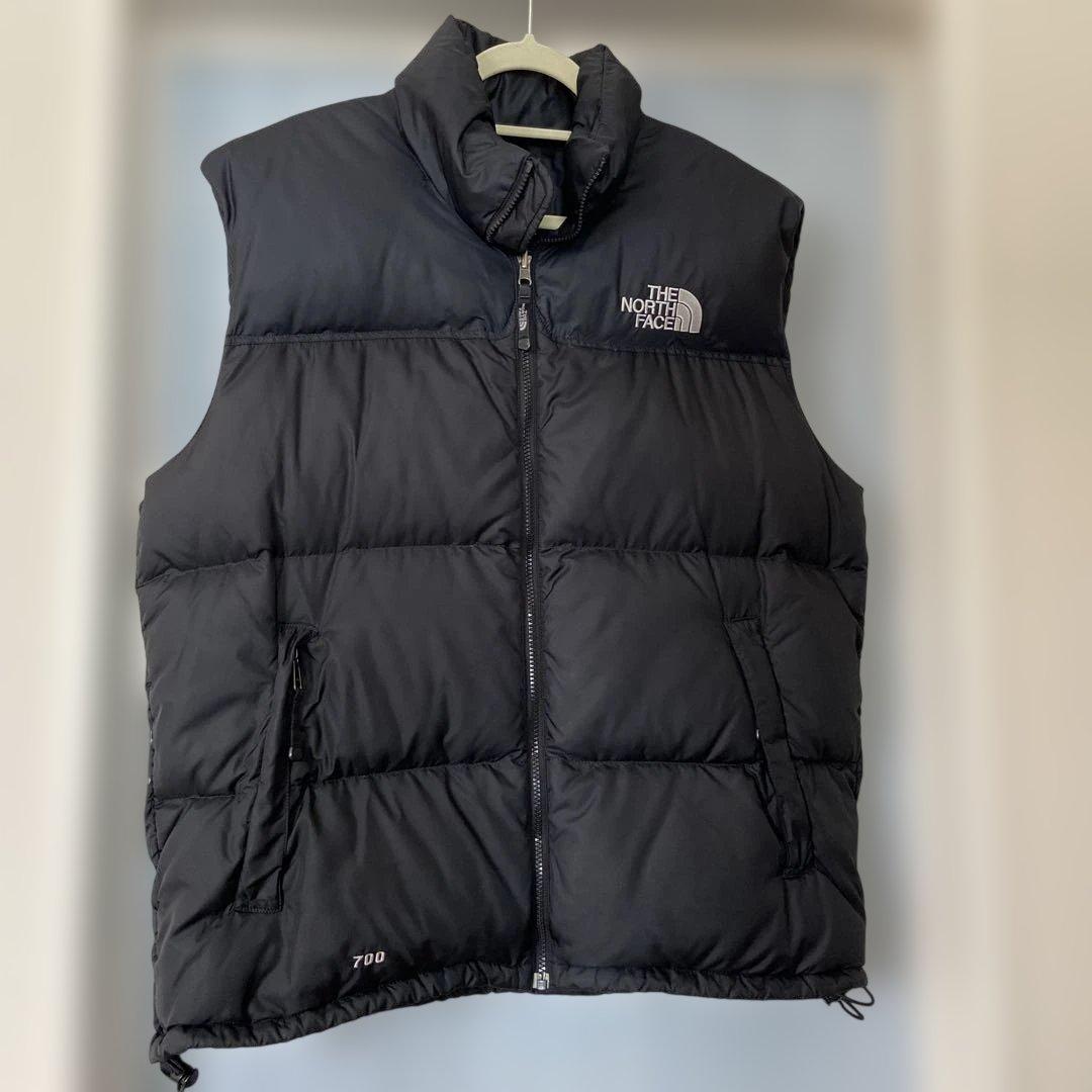 ‼️めちゃん‼️ノースフェイス　ヌプシ　ダウンベスト　希少‼️ センターロゴ