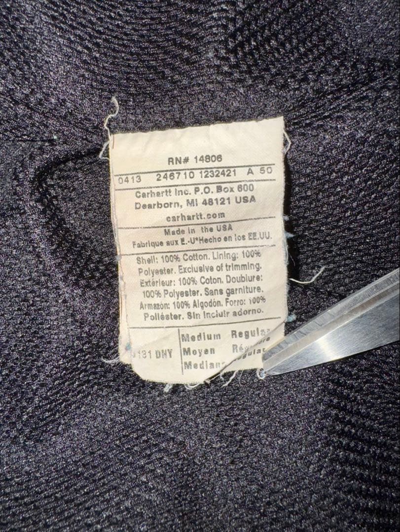 Carhartt アクティブジャケット J131 裏地サーマル 90S