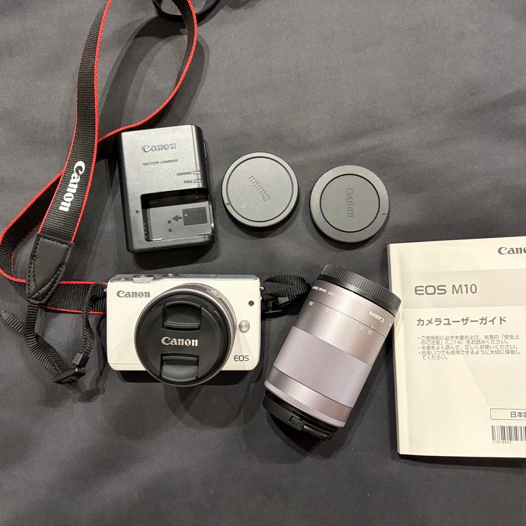 canon EOS M10 ミラーレスカメラ　レンズセット【美品】