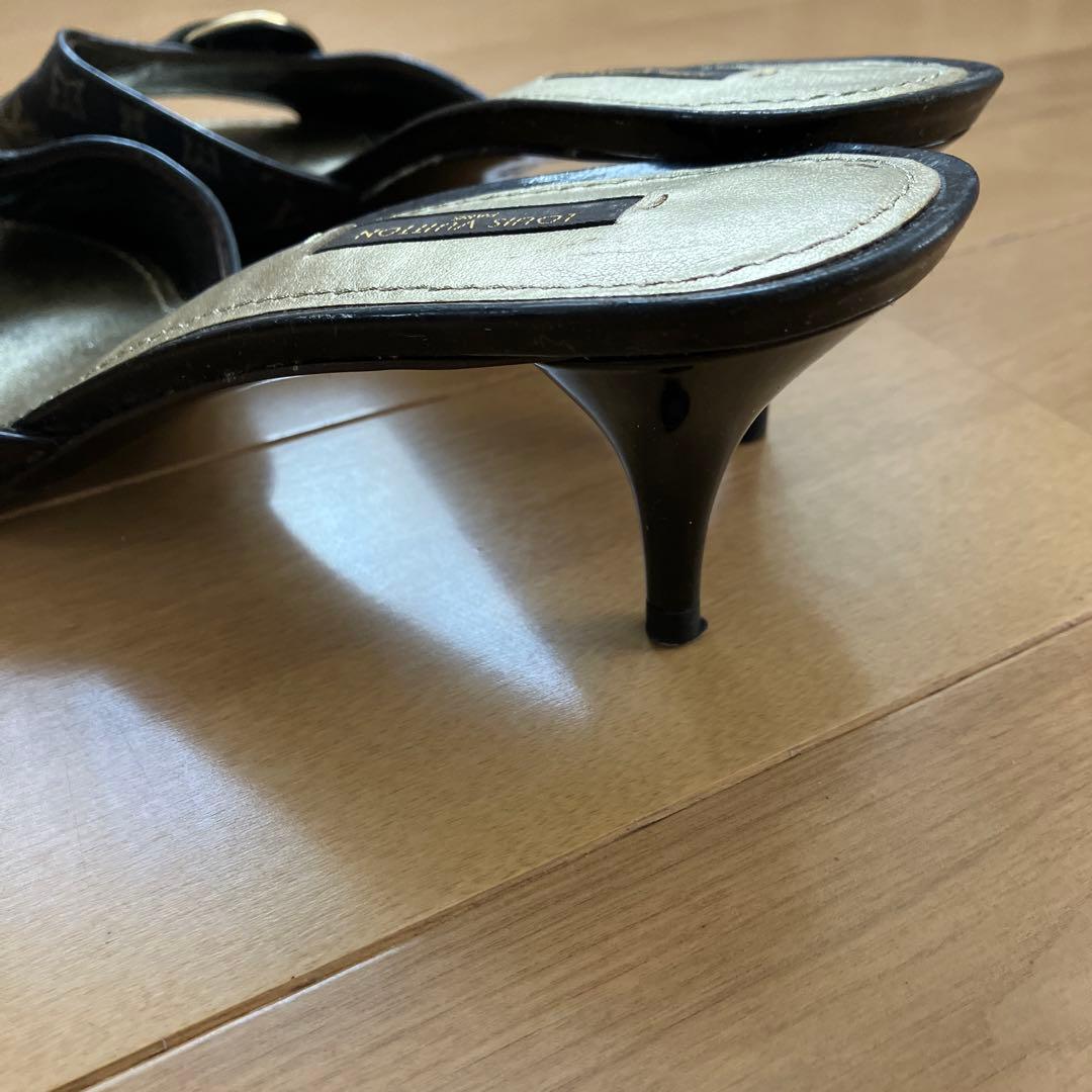 Louis Vuitton サンダル モノグラム柄　ダークブラウン