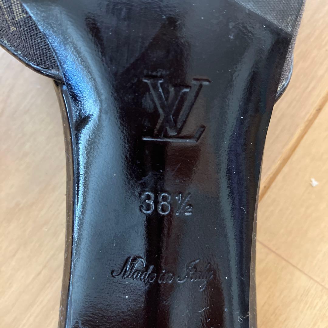 Louis Vuitton サンダル モノグラム柄　ダークブラウン