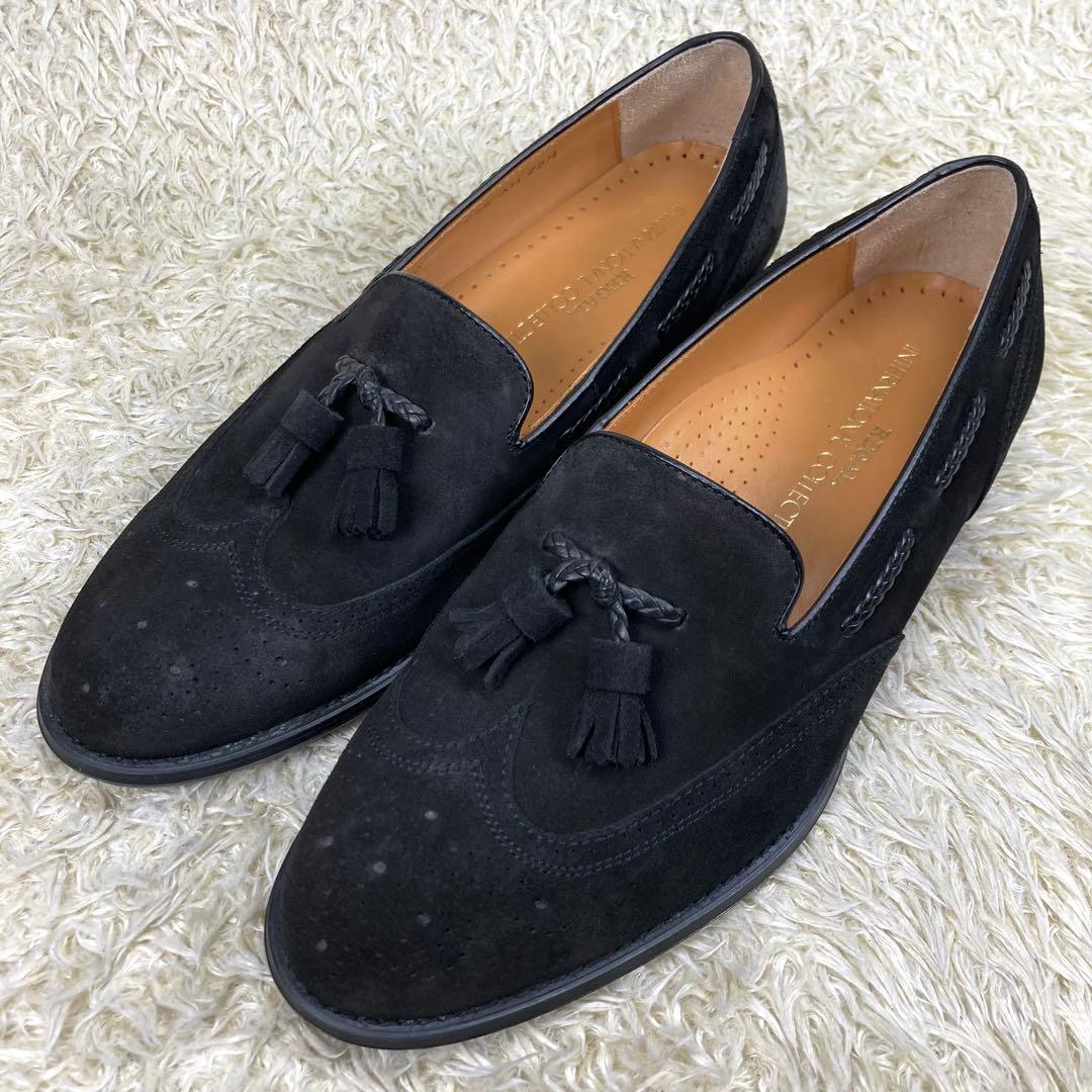 『美品』REGAL リーガル タッセルローファー スリッポン ブラック レザー