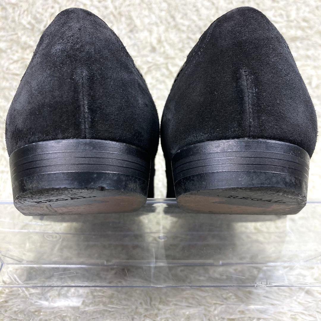 『美品』REGAL リーガル タッセルローファー スリッポン ブラック レザー