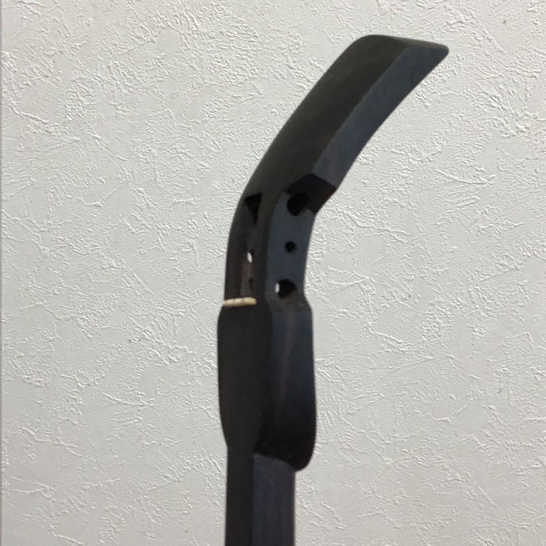 三線用棹(樹齢300年以上縞黒檀)塗装なし