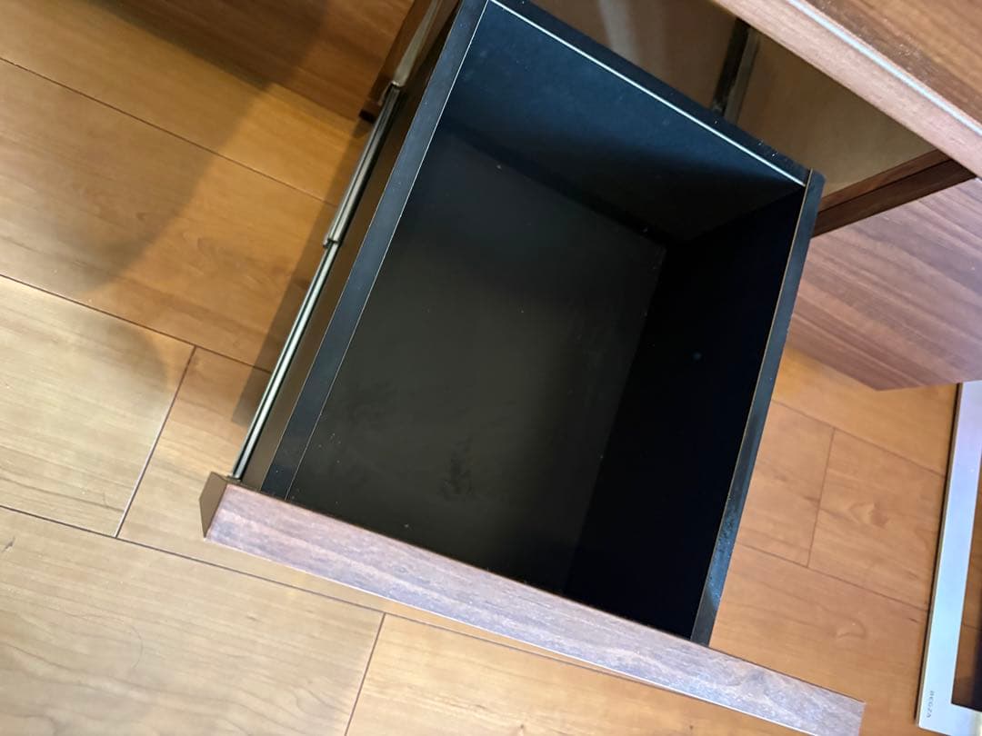 ウォールナット テレビ台 引き出し付き