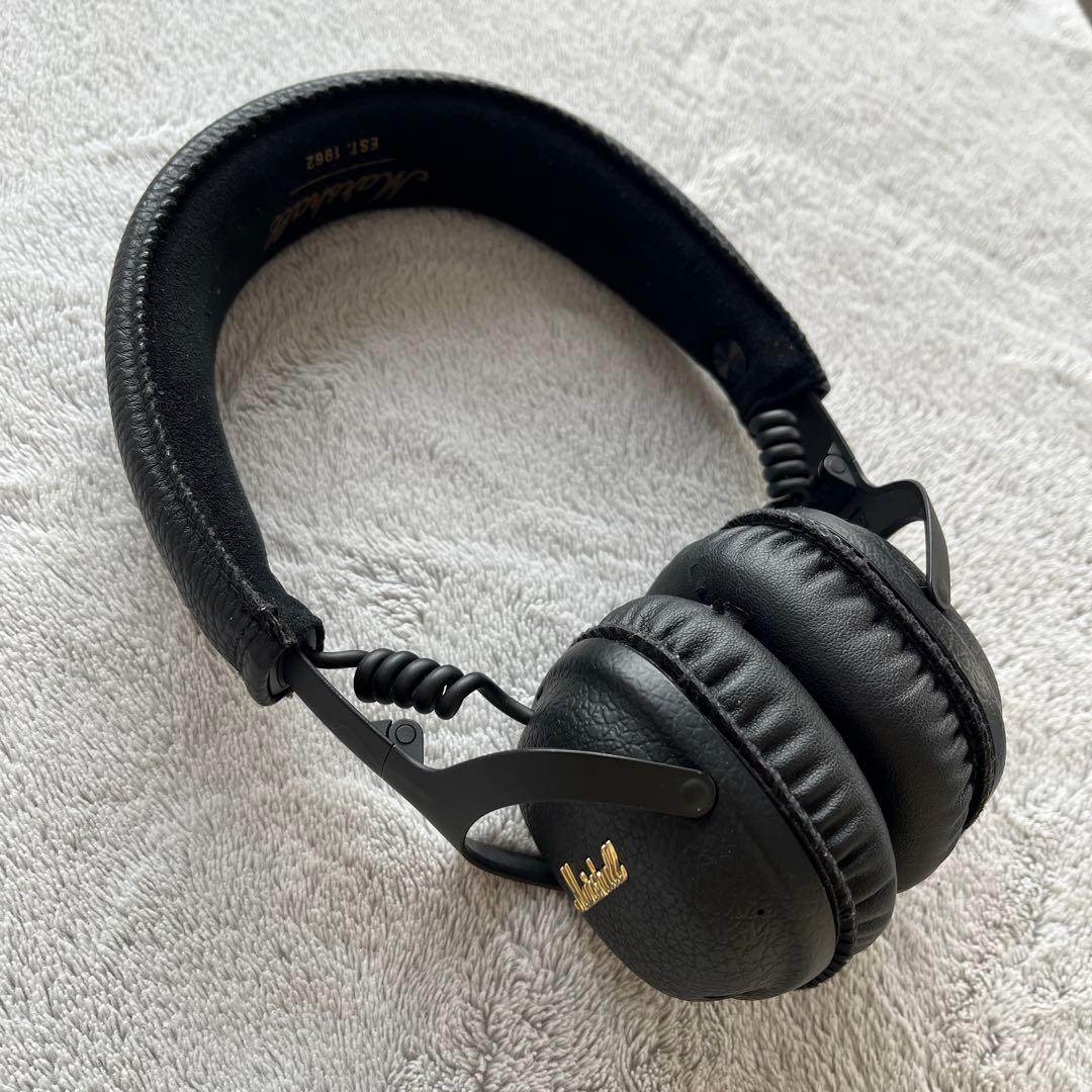 Marshall Mid ANC オンイヤヘッドホン ワイヤレス 黒