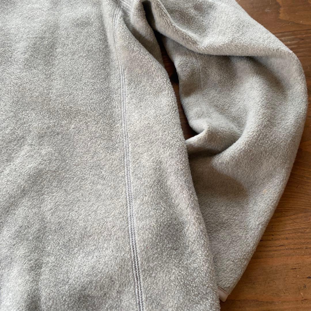 DANTON ＊ノーカラーフリースジャケット＊ベージュグレー＊40レディースも