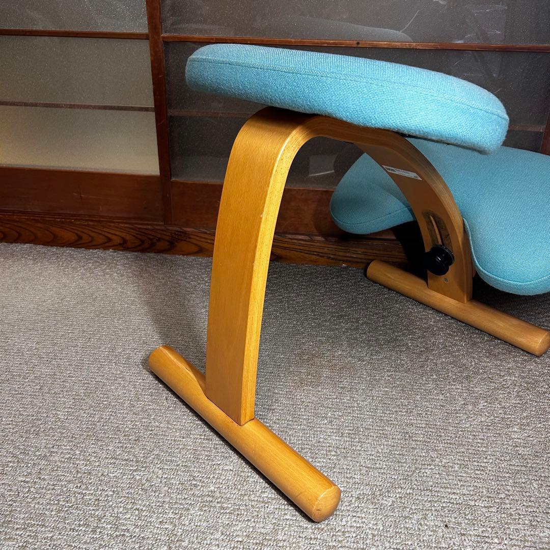 【美品】Rybo社 バランスチェア バランスイージー 姿勢矯正 ライトグリーン
