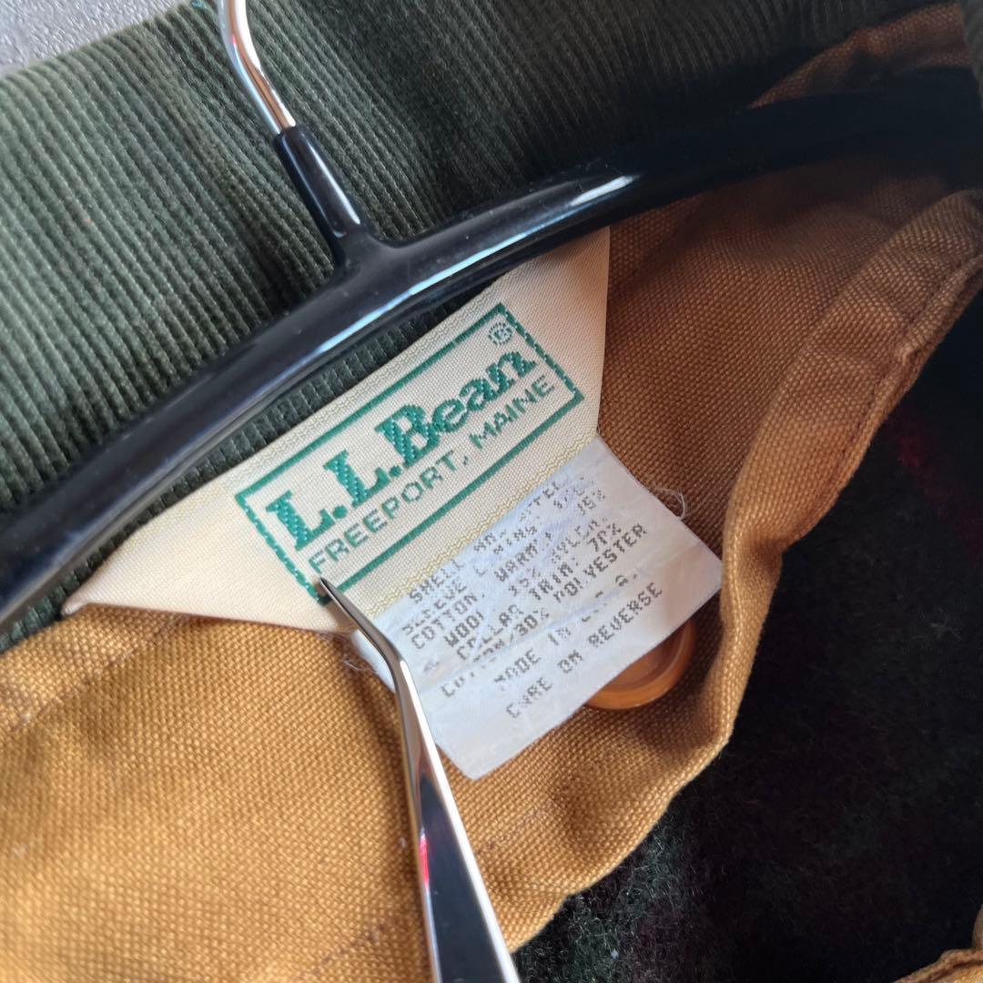 80s USA製 L.L.Bean ハンティングジャケット ダック地