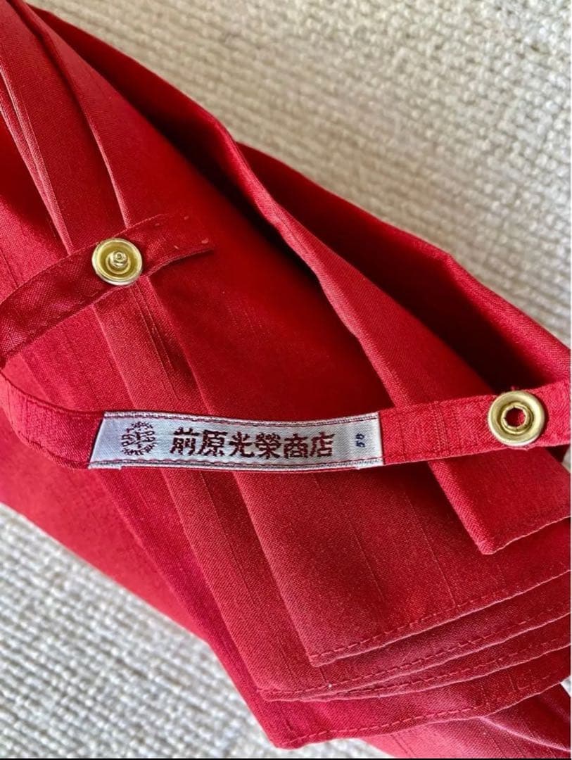 日傘 雨傘　婦人 手開き式 前原光榮商店 赤　レディース 晴雨兼用 ショート傘