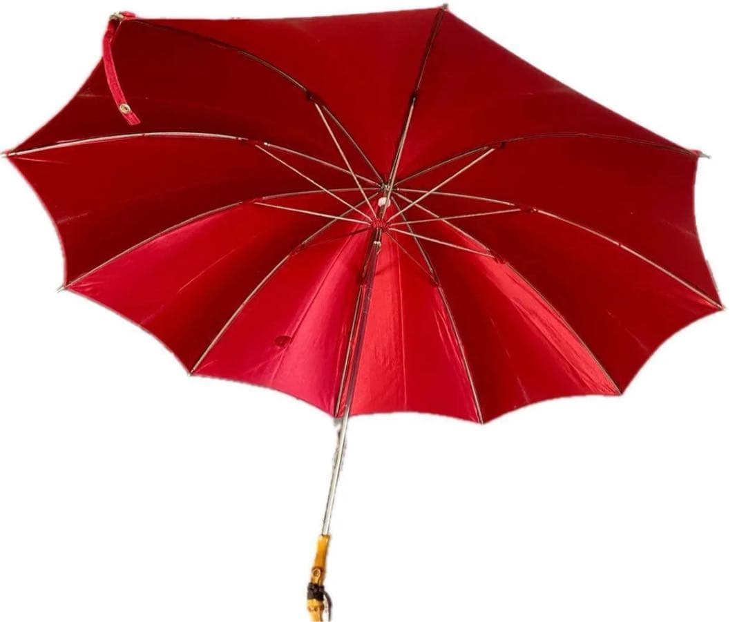 日傘 雨傘　婦人 手開き式 前原光榮商店 赤　レディース 晴雨兼用 ショート傘