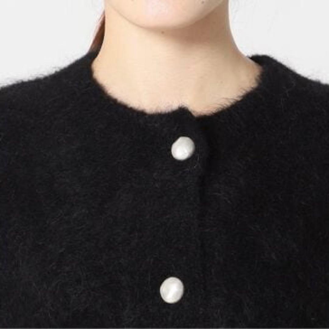 極美品！ジャーナルスタンダード レザージュ アルパカ シャギー カーディガン