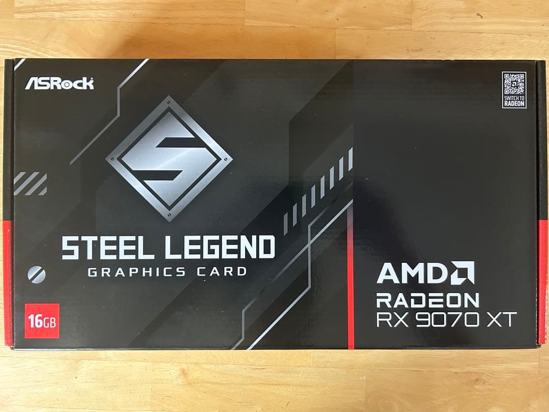 グラフィックボード・グラボ・ビデオカード ASRock Steel Legend Radeon RX9070XT 16GB