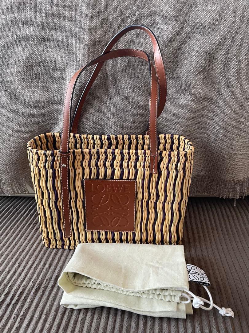 LOEWE ロエベ　スクエアバスケットカゴバック　スモール
