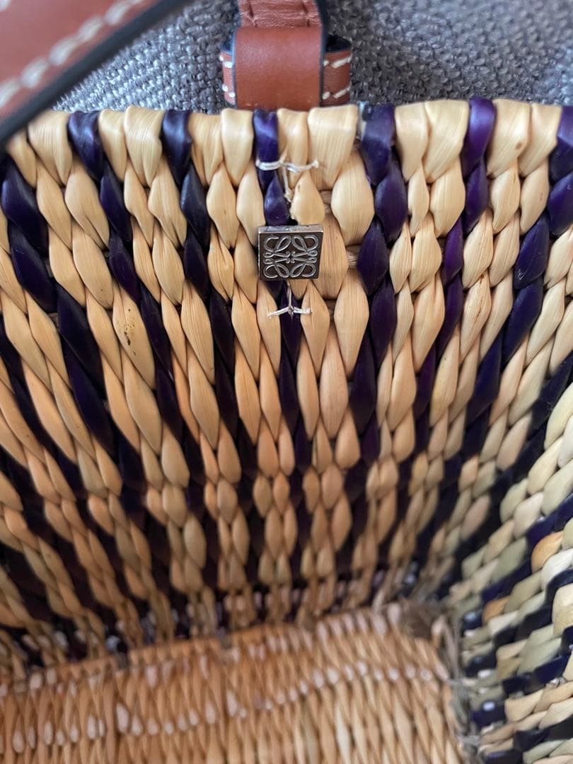 LOEWE ロエベ　スクエアバスケットカゴバック　スモール