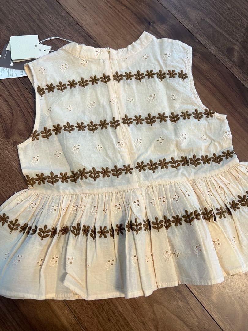 新品　Apolina Wini Trouset set milk 7-9Y