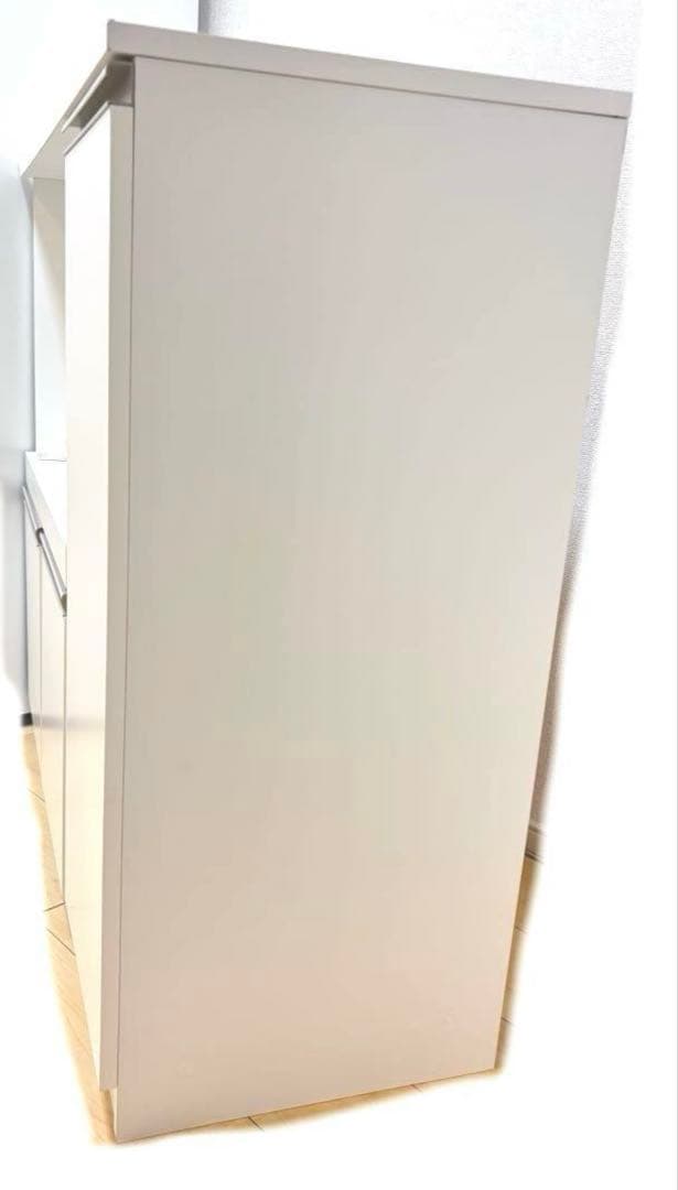 【送料込み】ニトリ レンジ台 RE9090 食器棚 キッチン収納 ホワイト幅90