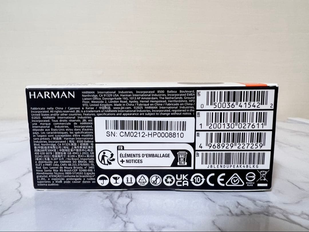 JBL ENDURANCE PEAK4 スポーツ ノイズキャンセリング