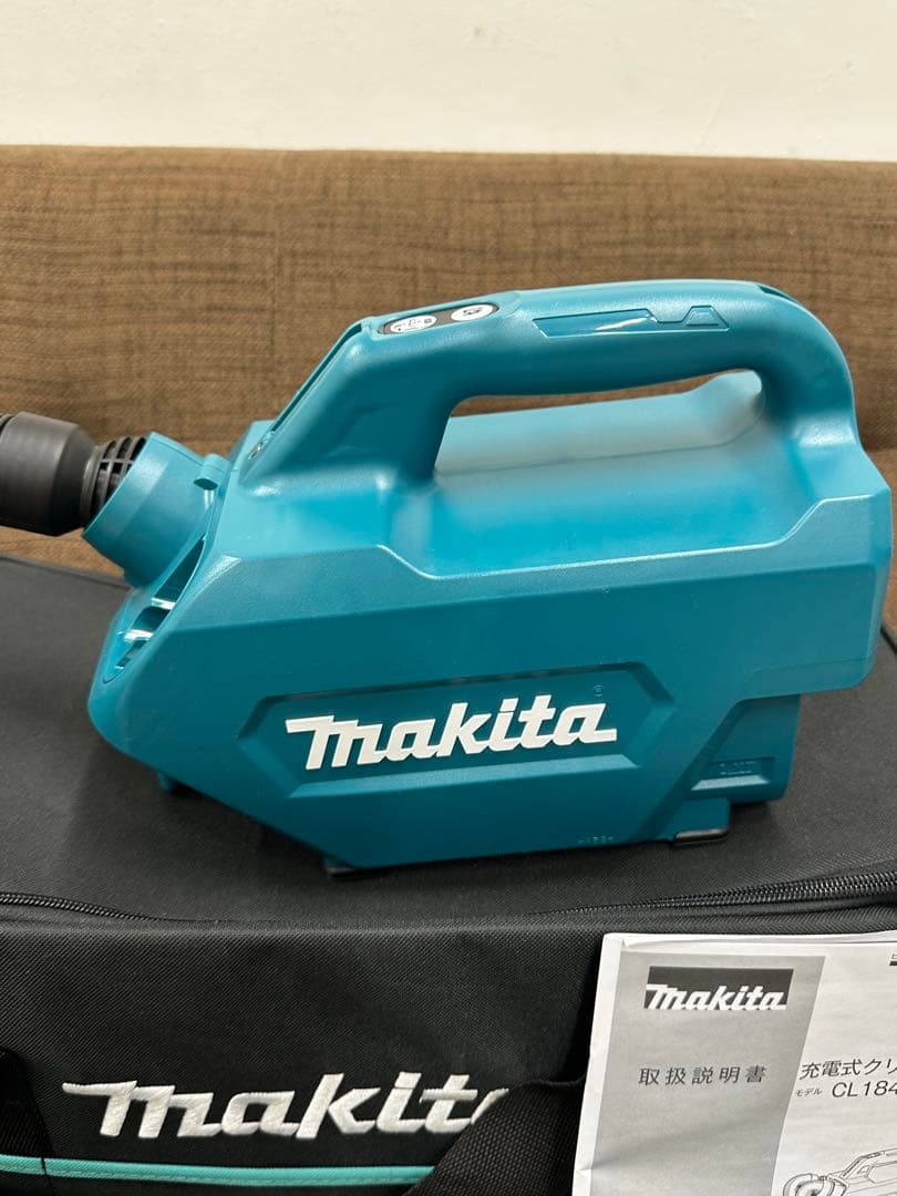 ⑥【美品】マキタ電動クリーナー CL184D 周辺アクセサリーセット
