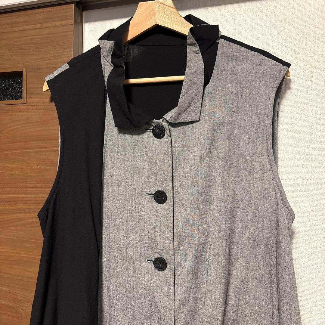 センソユニコ(慈雨)のロングジレ 着丈110㌢です。