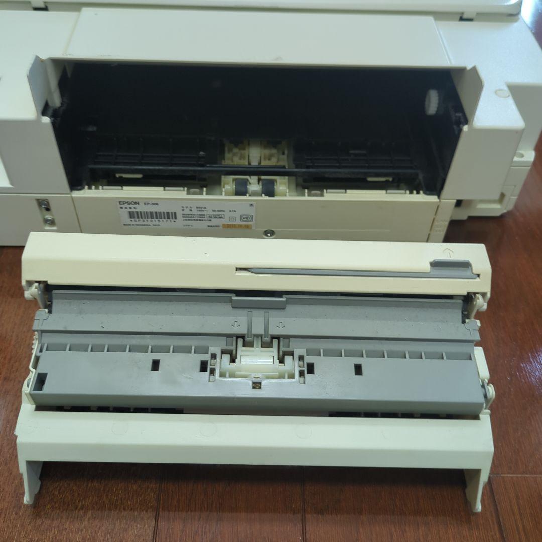 EPSONプリンタ　EP-306 ジャンク品　純正インクを添えて