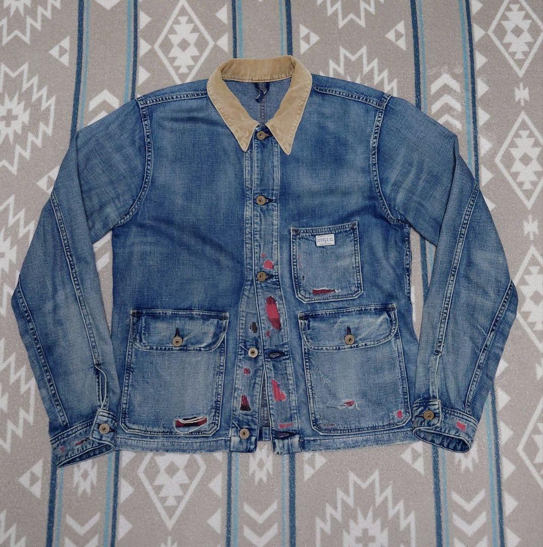 RRL インディゴコットンリネンデニムジャケット ラルフローレン