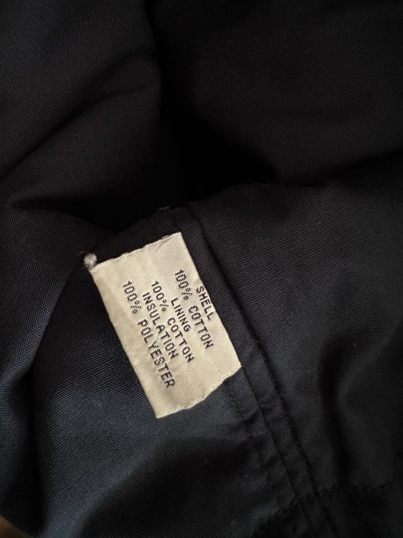 OLD supreme N3B ファー付きミリタリージャケット ネイビー L