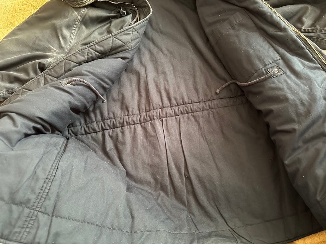 OLD supreme N3B ファー付きミリタリージャケット ネイビー L