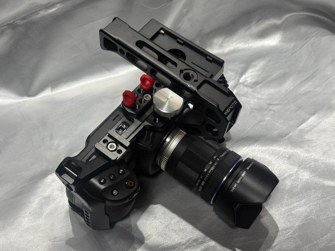 BMPCC4K（Olympusズームレンズ付き）